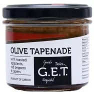 Pasta masline verzi vinete ardei rosu capere Tapenade 105g - G.E.T.