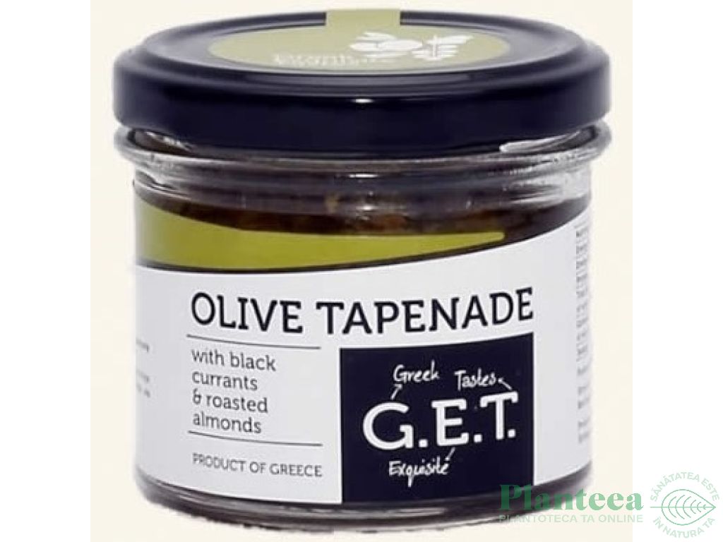 Pasta masline migdale coacaze Tapenade 105g - G.E.T.