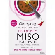 Supa instant miso condimentat picant eco 4x15g - CLEARSPRING
