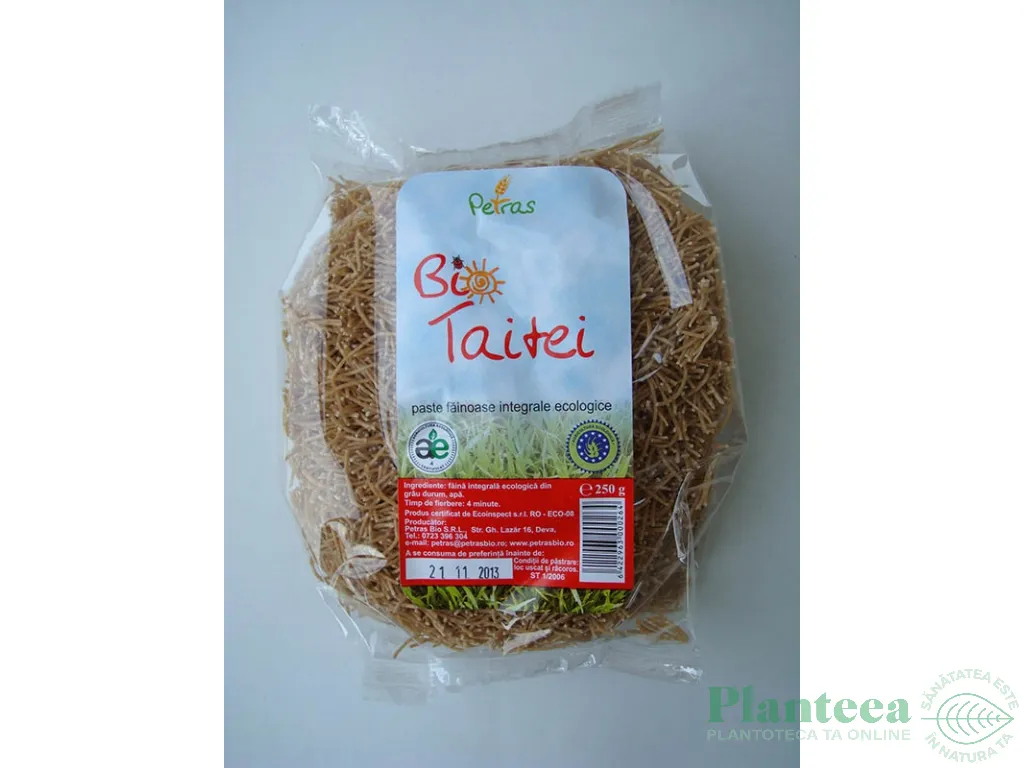 Paste taitei grau integral 250g - PETRAS BIO