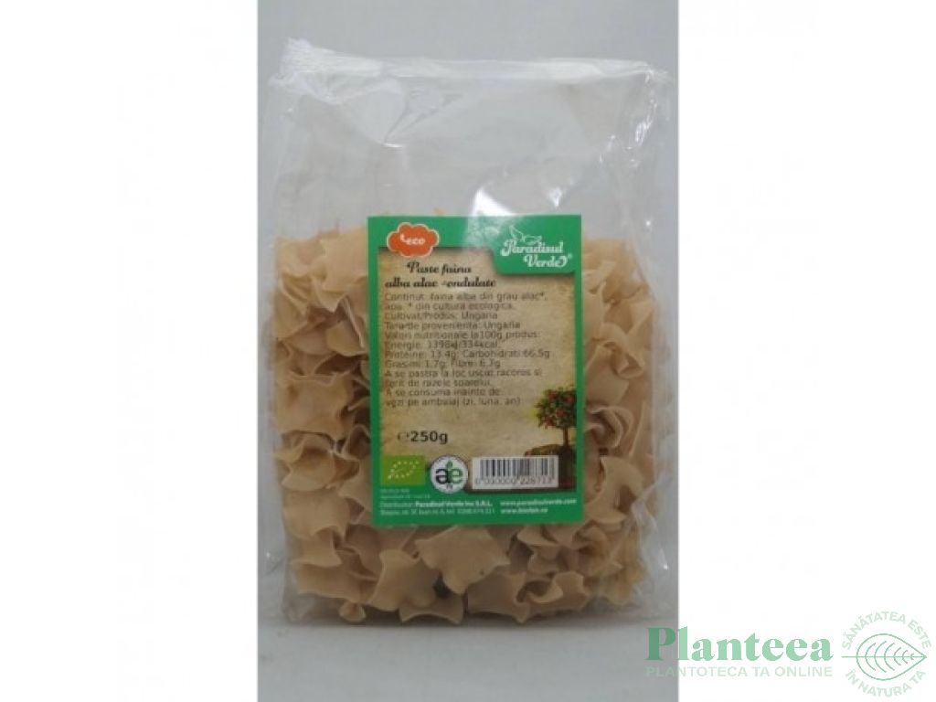 Paste ondulate alac semola eco 250g - PARADISUL VERDE