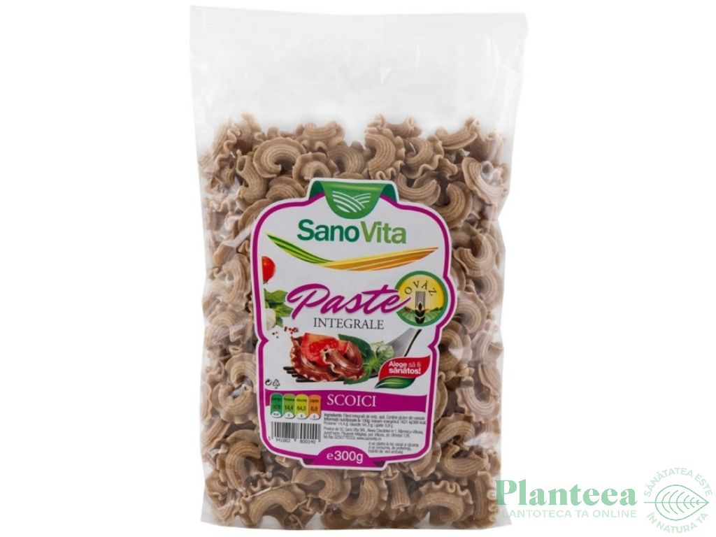 Paste scoici ovaz integral 300g - SANOVITA