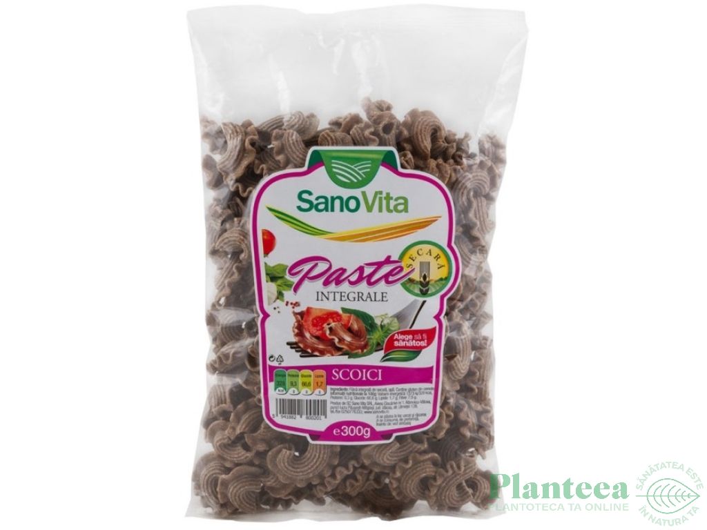 Paste scoici secara integrala 300g - SANOVITA