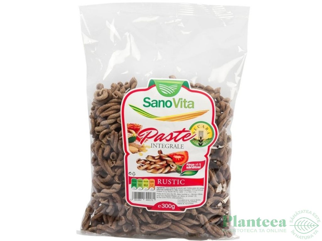 Paste gemelli secara integrala Rustic 300g - SANOVITA