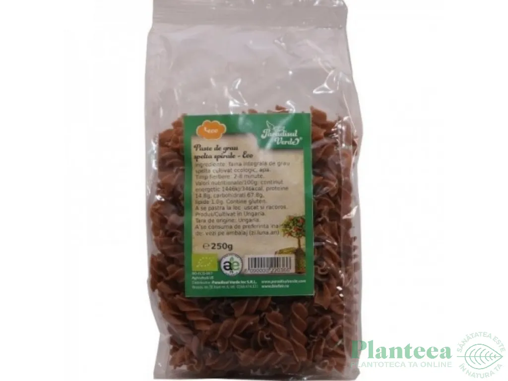 Paste spirale alac integral eco 250g - PARADISUL VERDE