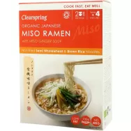 Meniu Miso Ramen [taitei grau orez+supa ghimbir] eco 210g - CLEARSPRING