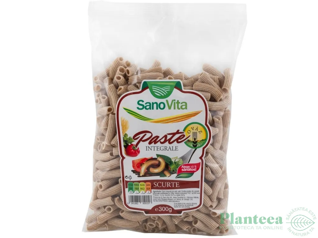 Paste tortiglioni ovaz integral 300g - SANOVITA