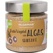 Pate vegetal alge ciuperci shiitake bio 180g - ALGAMAR