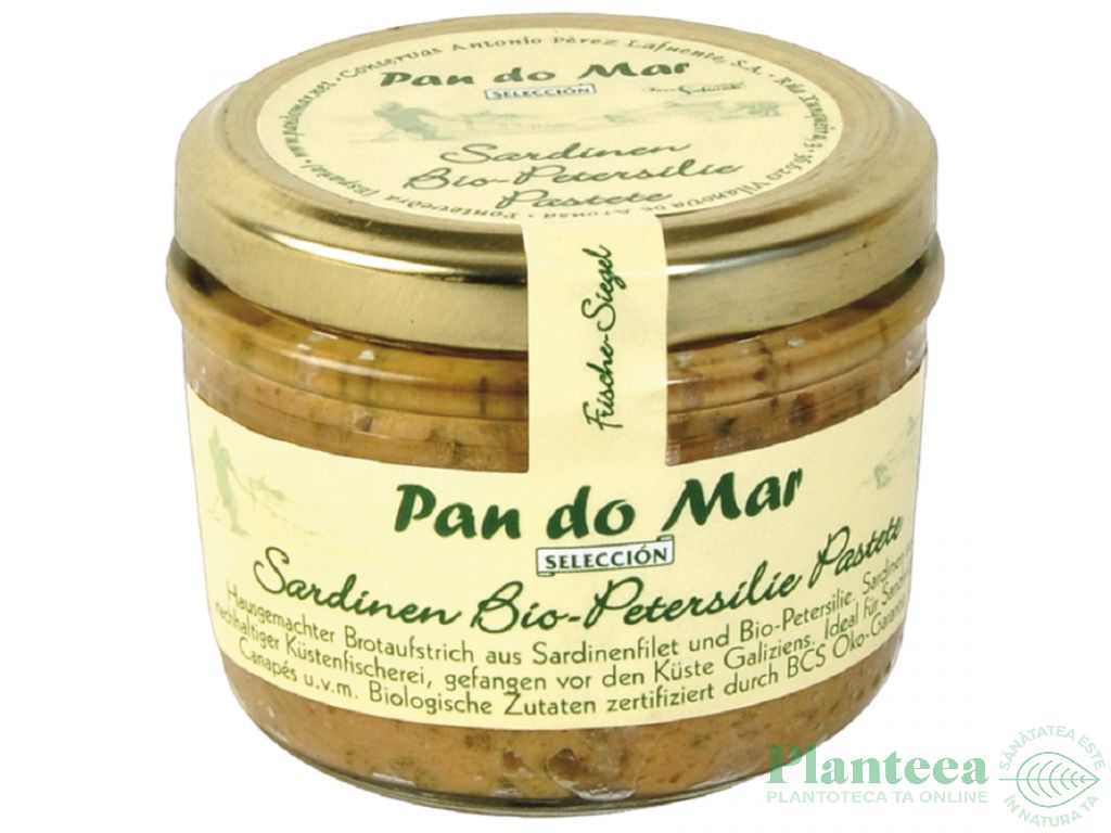 Pate sardine patrunjel eco 125g - PAN DO MAR