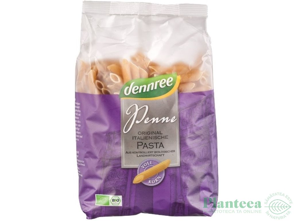 Paste penne grau integral eco 500g - DENNREE