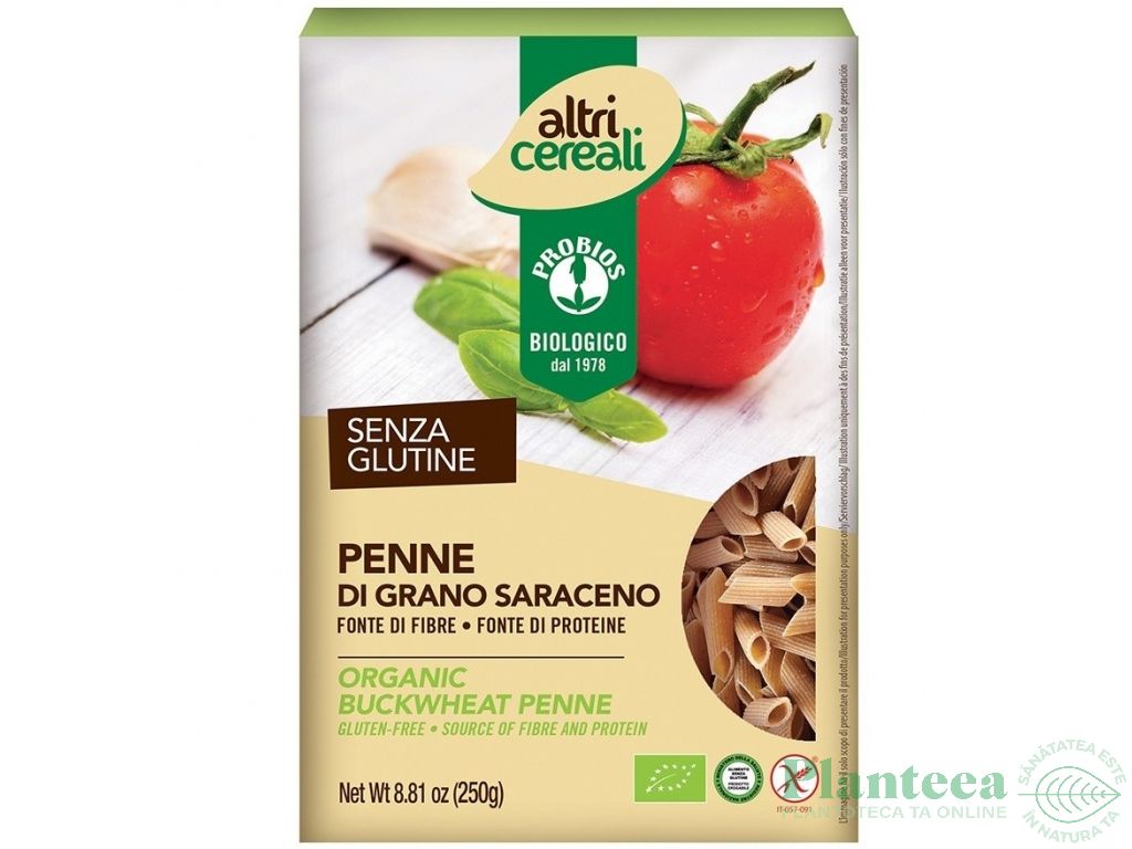 Paste penne hrisca eco 250g - PROBIOS