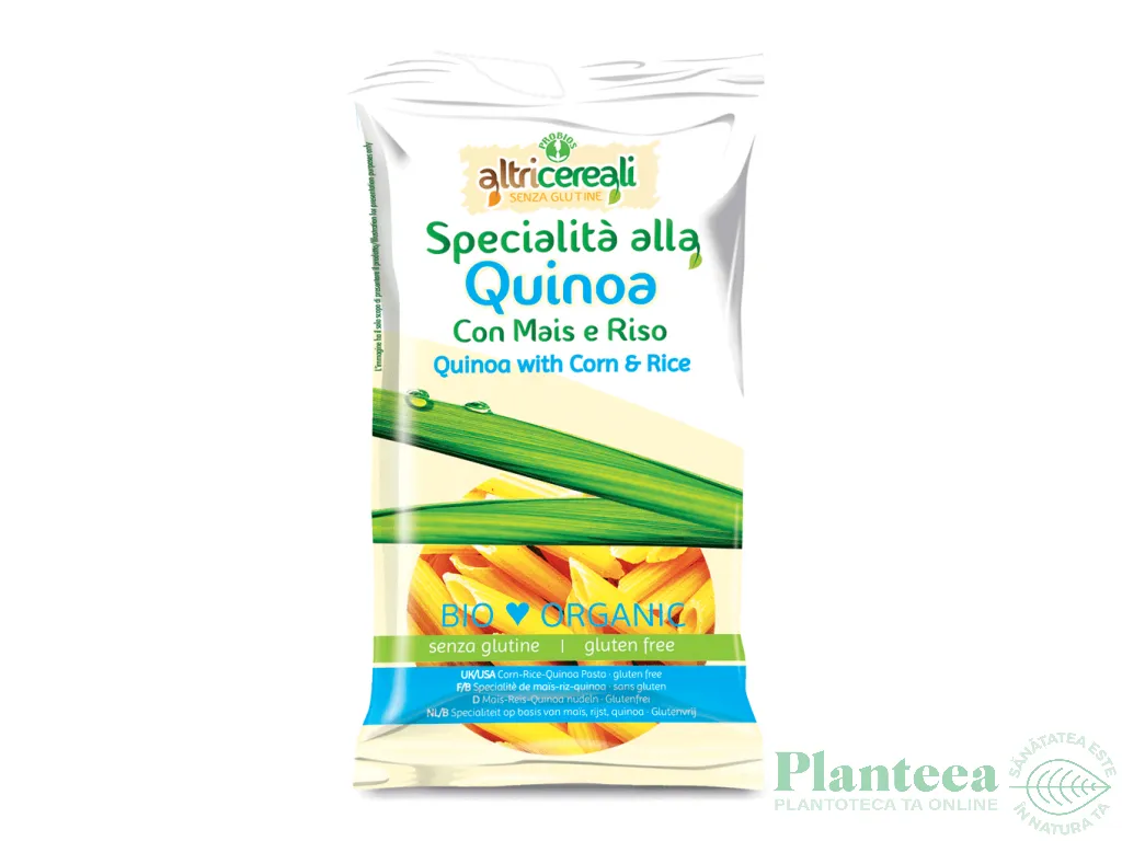 Paste penne porumb orez quinoa eco 250g - PROBIOS