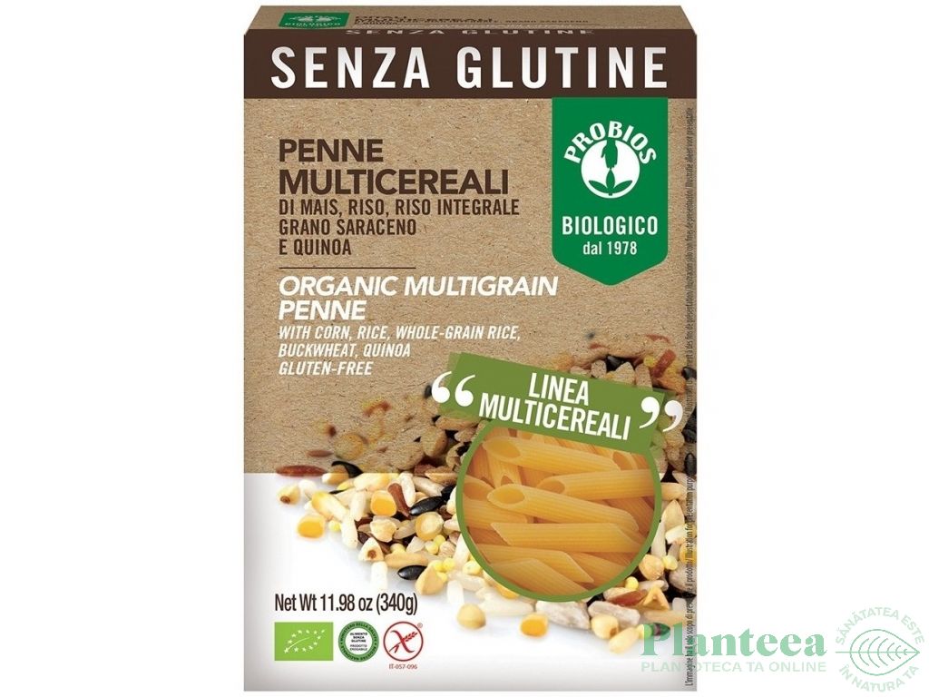 Paste penne multicereale eco 340g - PROBIOS