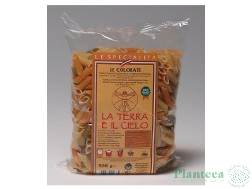 Paste penne color grau 500g - LA TERRA E IL CIELO