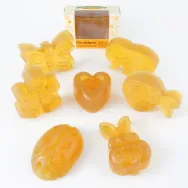 Sapun transparent Coco argan galbenele aroma pepene galben 50g - VERRE DE NATURE