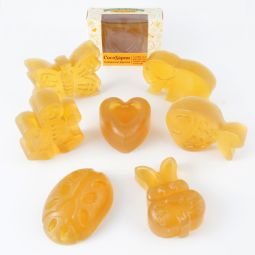 Sapun transparent Coco argan galbenele aroma pepene galben 50g - VERRE DE NATURE
