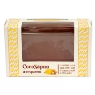 Sapun transparent Coco argan galbenele aroma pepene galben 50g - MANICOS