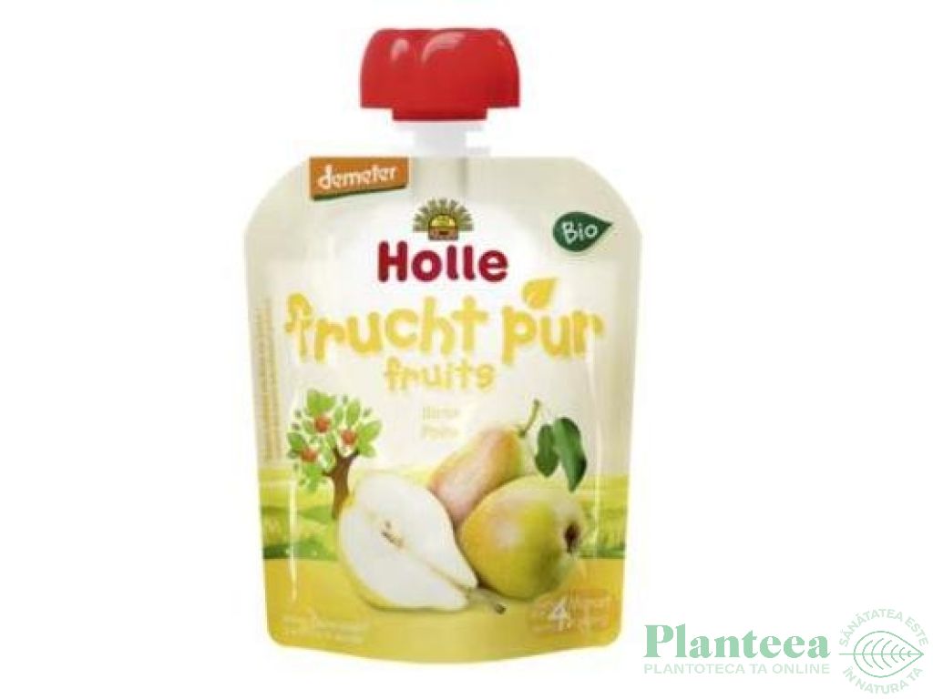 Piure pere bebe +4luni eco 90g - HOLLE