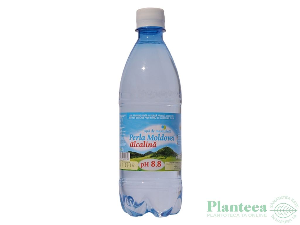 Apa plata natural alcalina 0,5L - PERLA MOLDOVEI