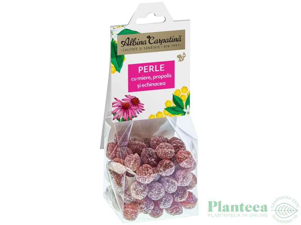 Perle cu propolis echinaceea 100g - ALBINA CARPATINA