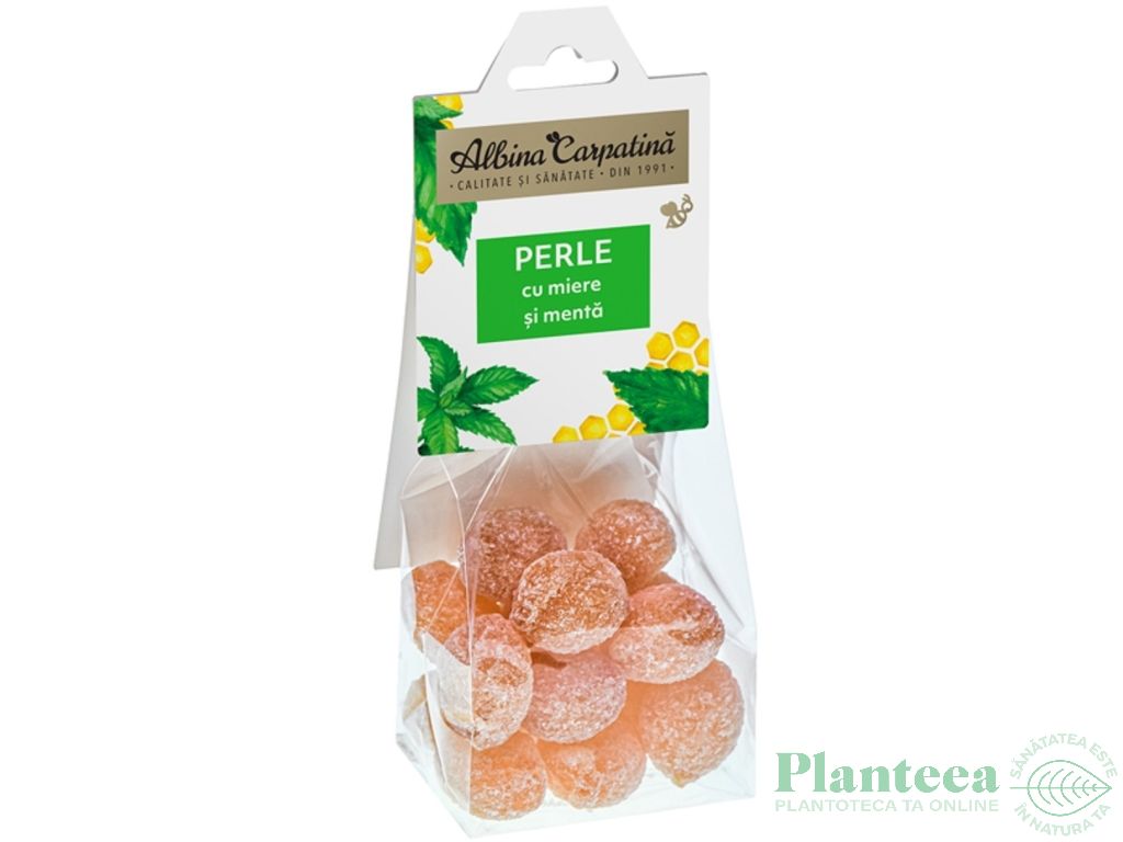 Perle cu miere menta 100g - ALBINA CARPATINA