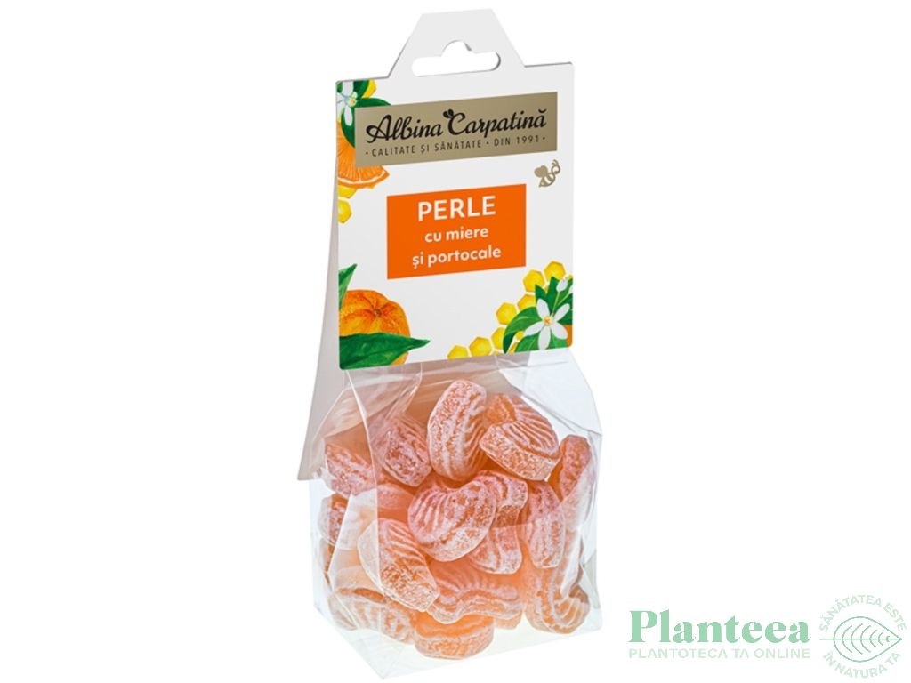 Perle cu miere portocale 100g - ALBINA CARPATINA