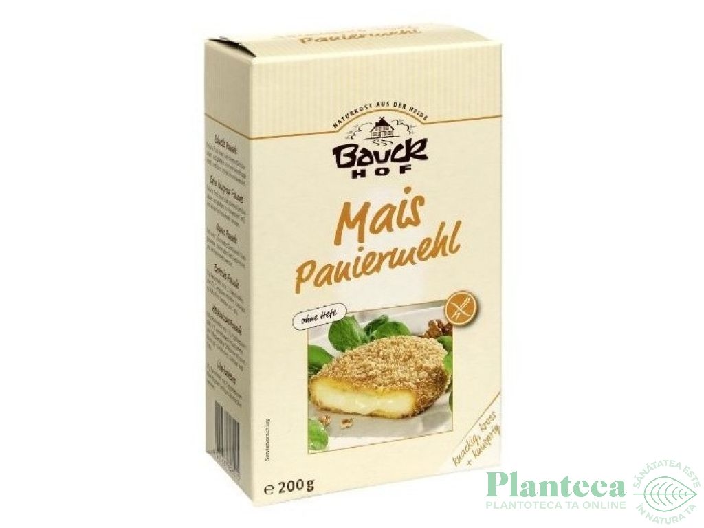 Pesmet porumb fara gluten eco 200g - BAUCK HOF