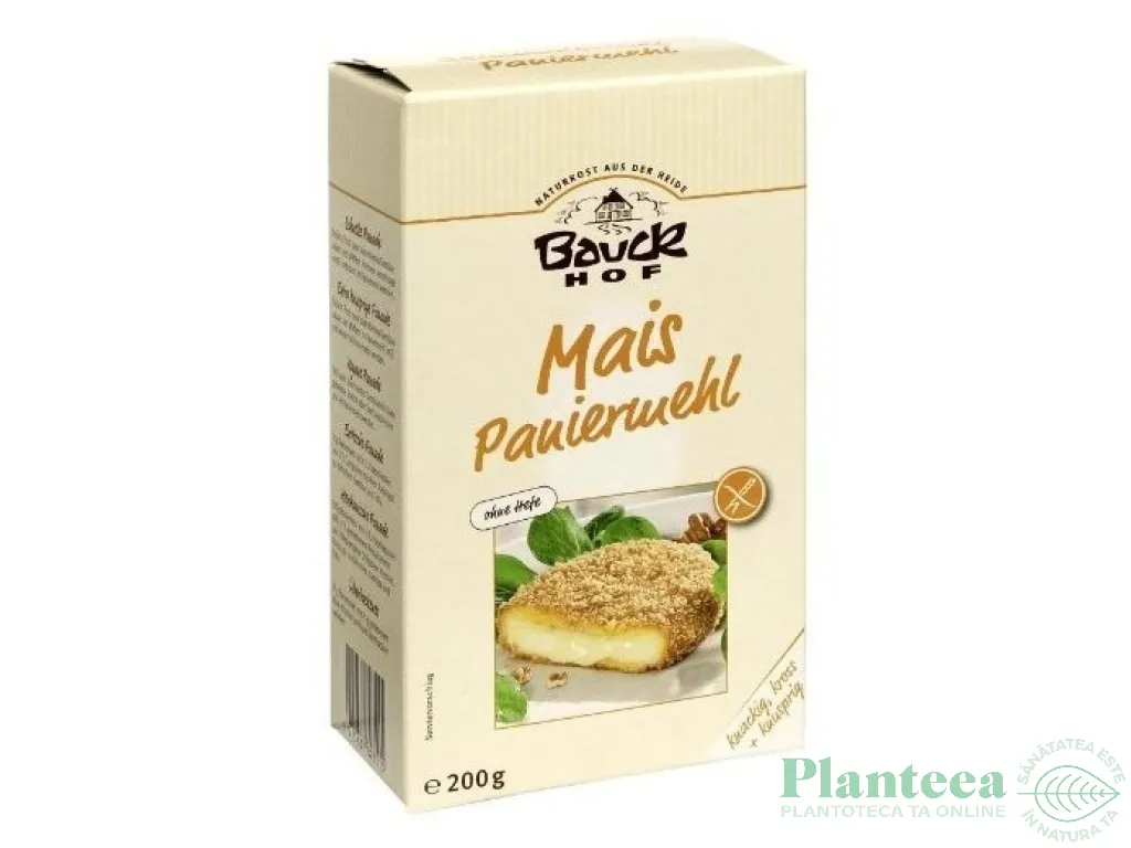 Pesmet porumb fara gluten eco 200g - BAUCK HOF
