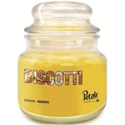 Lumanare parfumata borcan mic cu capac 25h Vanilla macarons 100g - PETALI