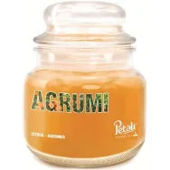 Lumanare parfumata borcan mic cu capac 25h Citrus 100g - PETALI