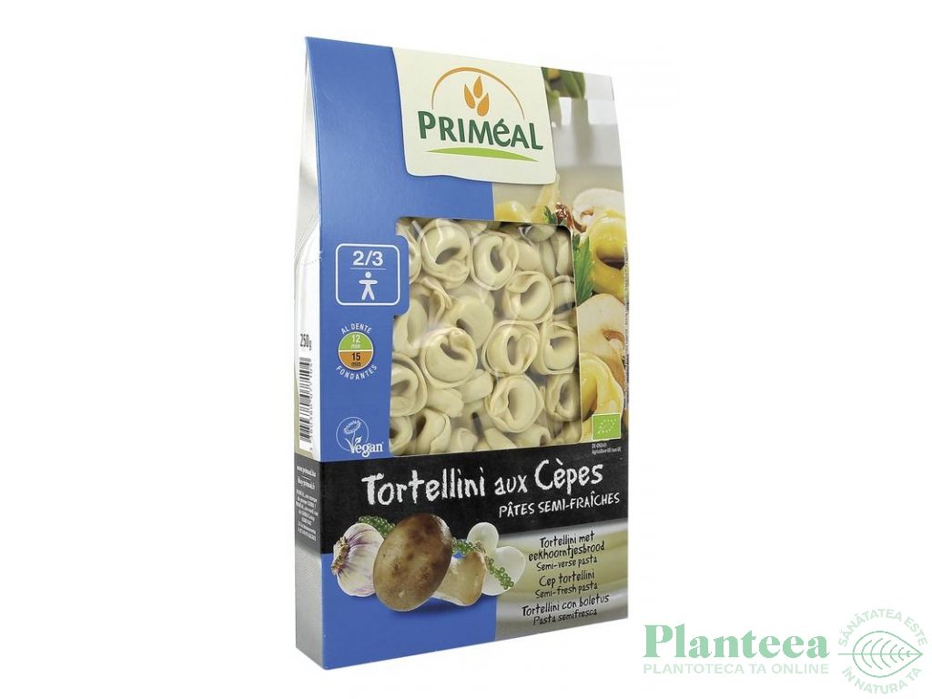 Paste tortellini grau ciuperci eco 250g - PRIMEAL