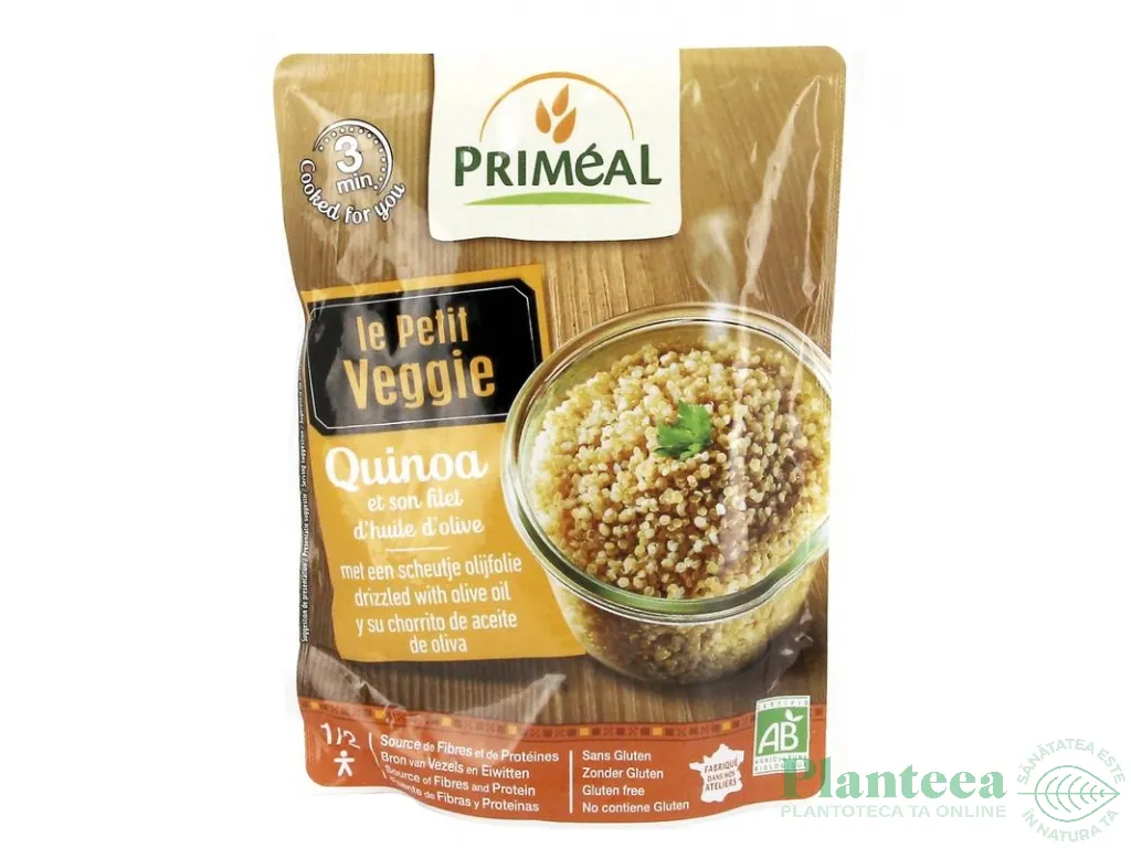 Mancarica quinoa alba ulei masline eco 220g - PRIMEAL