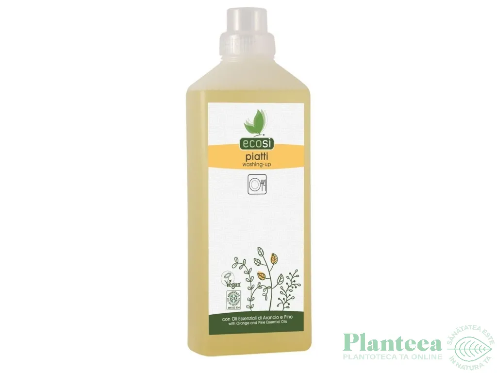Detergent lichid vase ulei portocale pin 500ml - ECOSI