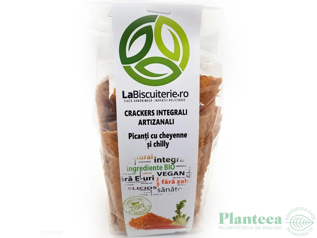 Crackers integrali picanti cheyenne chilly 125g - BISCUITERIE