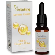 Picaturi vitamina K2 K1 D3 2000ui 10ml - VITAKING