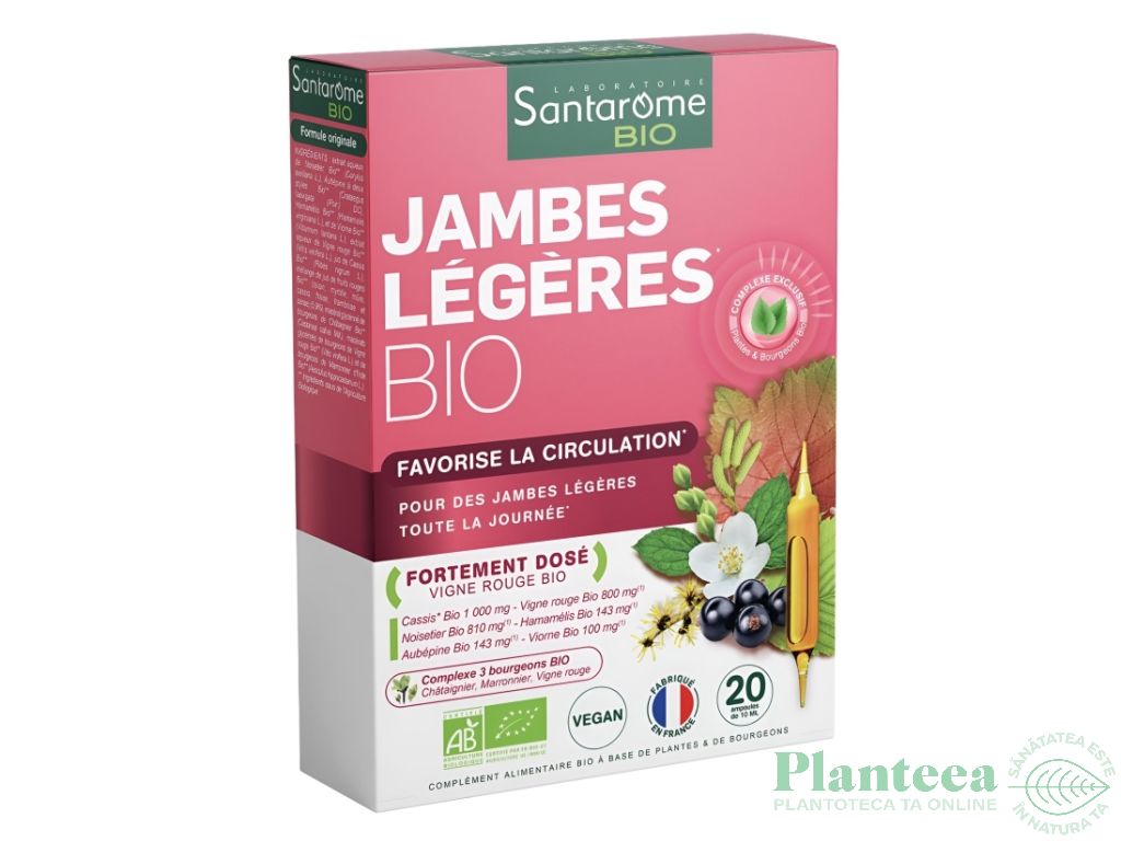 Complex Picioare usoare bio 20fl - SANTAROME