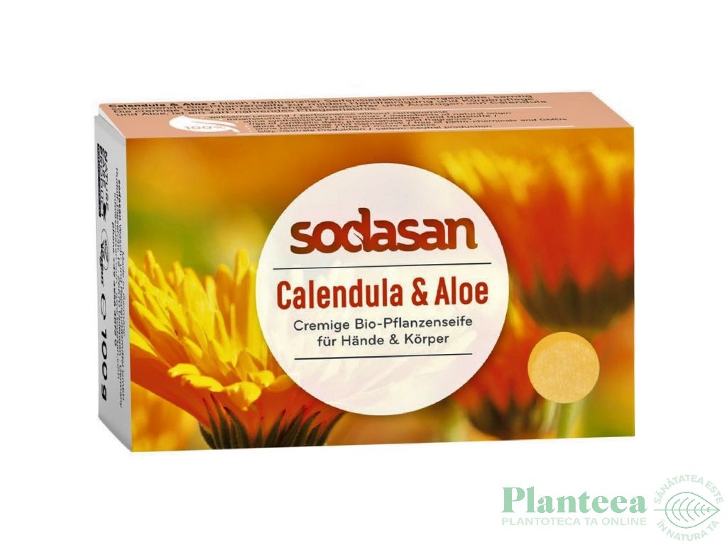 Sapun cremos galbenele aloe 100g - SODASAN