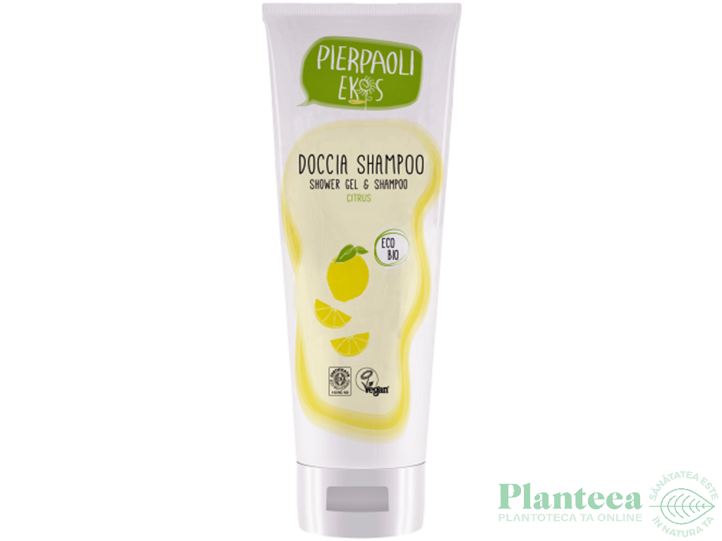 Sampon gel dus citrice bio 250ml - EKOS