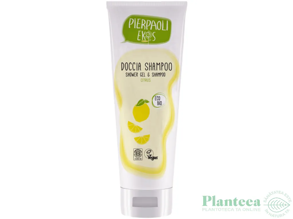 Sampon gel dus citrice bio 250ml - EKOS
