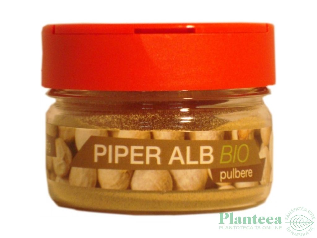 Condiment piper alb macinat eco 35g - PRONAT