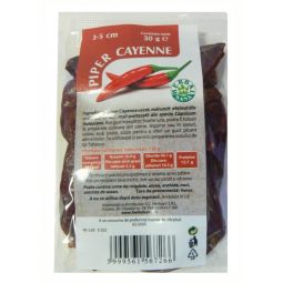 Condiment piper cayenne intreg 3_5cm 30g - HERBAL SANA