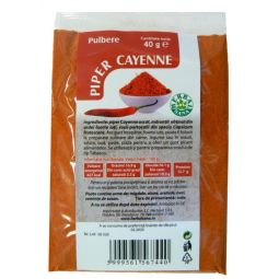 Condiment piper cayenne pulbere 40g - HERBAL SANA