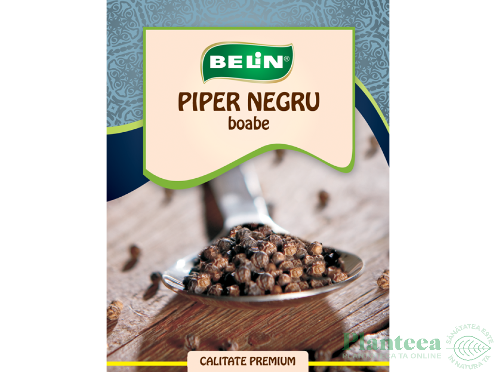 Condiment piper negru boabe 12g - BELIN