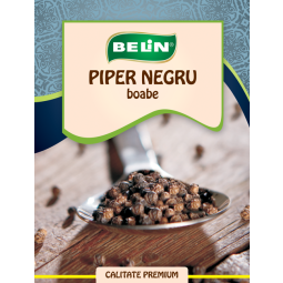 Condiment piper negru boabe 12g - BELIN