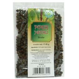 Condiment piper negru boabe 40g - HERBAL SANA