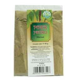 Condiment piper negru macinat 40g - HERBAL SANA