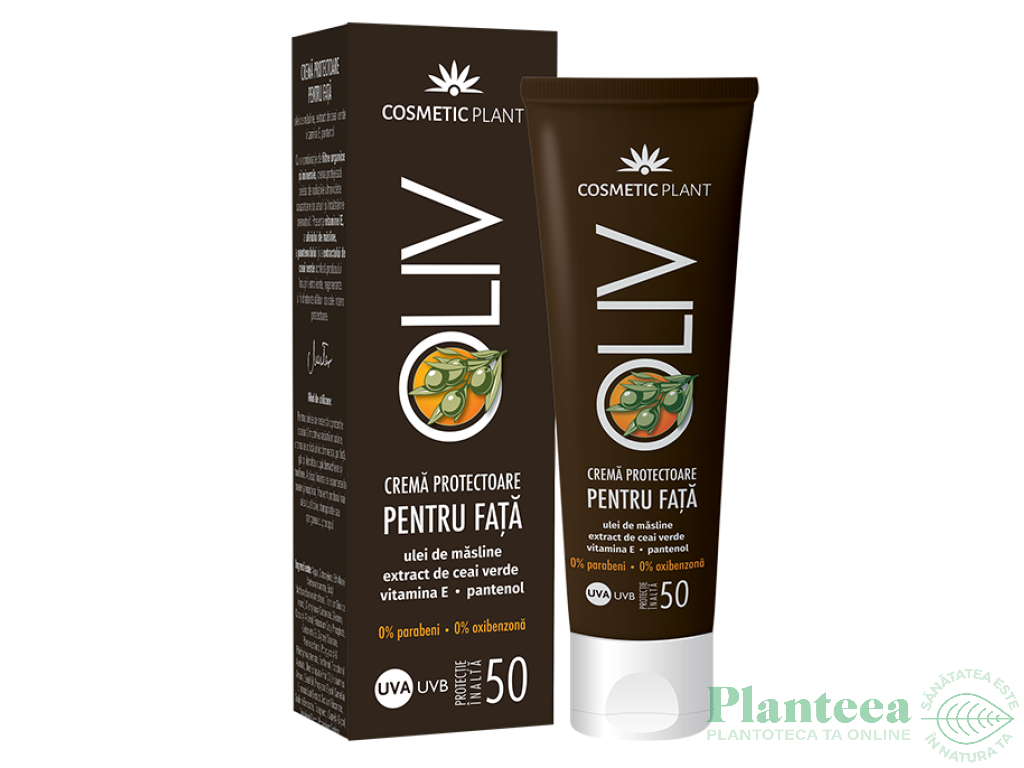 Crema fata protectoare spf50 Oliv 50ml - COSMETIC PLANT