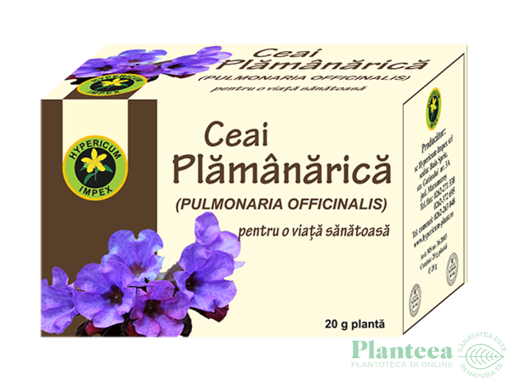 Ceai plamanarica 20g - HYPERICUM PLANT