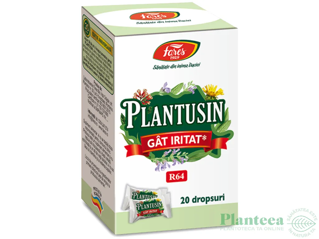 Plantusin dropsuri Gat Iritat 20cp - FARES