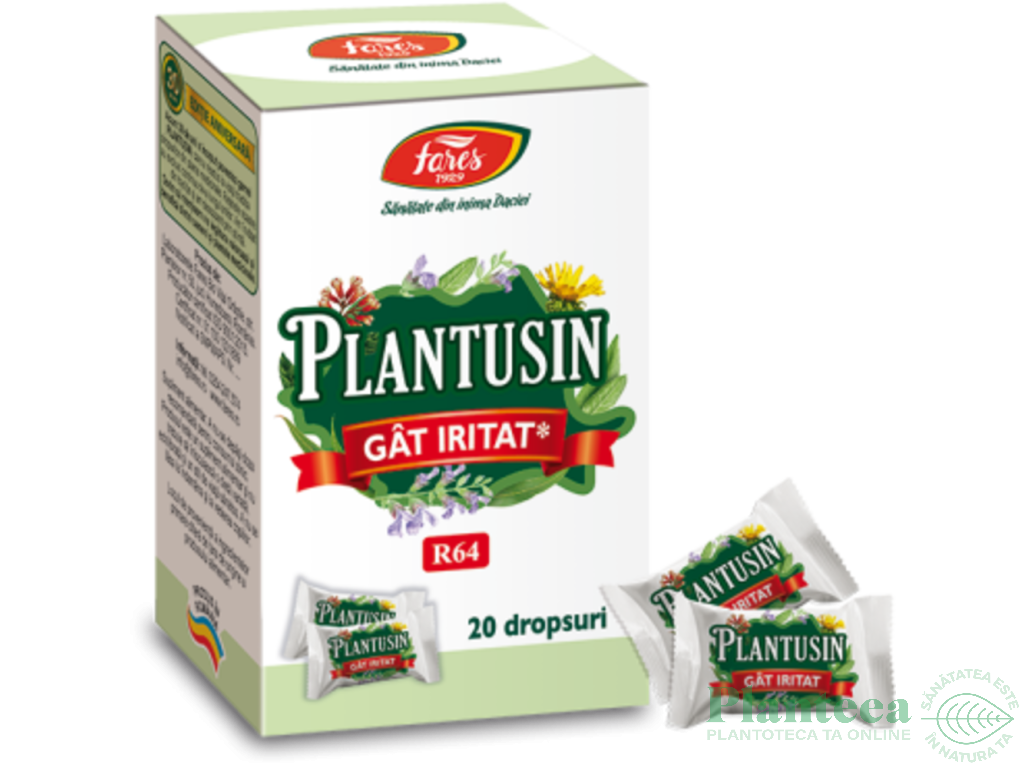 Plantusin dropsuri Gat Iritat 20cp - FARES